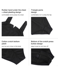 Square Neck Soft Stretch Bodysuit For Tummy Control And Shaping