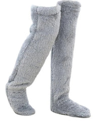 Fuzzy Legs Sock Slippers