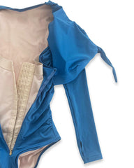 Blue Swim Girdle Long sleeve