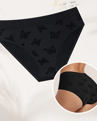Butterfly Jacquard Breathable Seamless Tummy Control Butt Lifter Underwear