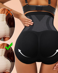 Seamless Elastic High-Waisted Shaping Underwear For Tummy Control And Butt Lifting