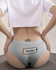 Hip-Covering Printed Briefs