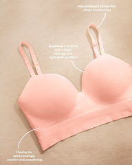 Comfortable Seamless Supportive Wire-Free Shaping Bra