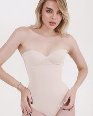 Back Lace-up Thong Seamless Shapewear