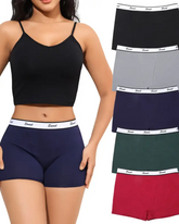 Cotton Low Waist Stretch Sport Full Coverage Boyshorts Underwear
