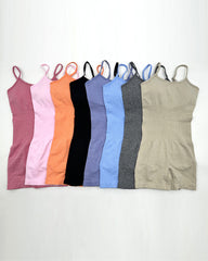 One-Piece Seamless One-Piece Yoga Wear With Suspenders