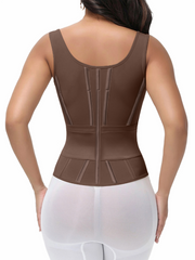 Adjustable Strap High Compression Shaper Vest With Built In Cups