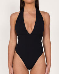 Halter Neck Backless Swimsuit