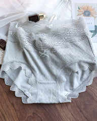 Lyocell Lace High-Waisted Antibacterial Panties