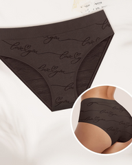 Butterfly Jacquard Breathable Seamless Tummy Control Butt Lifter Underwear