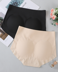 Seamless High-Waist Butt Lifter Panty with Removable Hip Pads