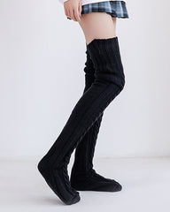 Knee-Length Knitted Socks