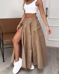 Fashion Casual Long Skirt