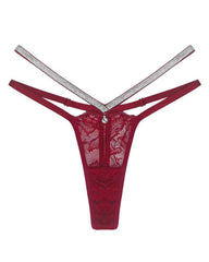 Double-Strap Low-Rise Hollow Seamless Briefs