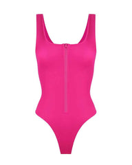 Front Zip Triangle Jumpsuit