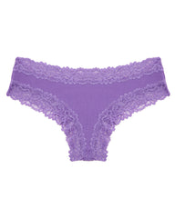 Sexy mid-rise ribbed cotton briefs