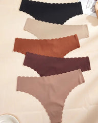 Sexy Mid-Rise Ribbed Cotton Briefs