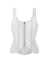 Lrregular Lace Fashion Waist Shaping Vest