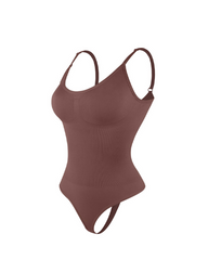 Strappy Backless Seamless Shaping Bodysuit
