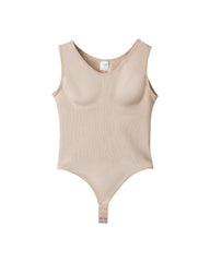 Seamless Hip-Lifting Body Shaping Tummy-Controlling T-String Bodysuit