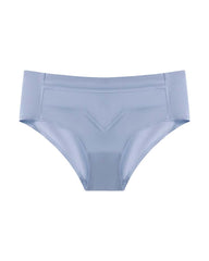 Mid-Waist Ice Silk Naked Invisible Underwear