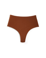 Cotton High Waist Invisible Thong