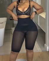 Curvy-faja Air Mesh Thigh Slimmer Pants