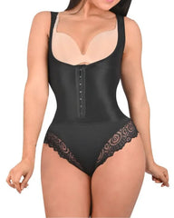 Women's Waist Trainer Bodysuit Tummy Control Breathable Corset Bodysuit