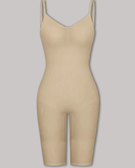 Seamless Backless Mid-Length Full Body Shaper