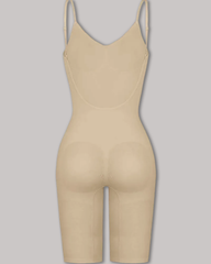 Seamless Backless Mid-Length Full Body Shaper