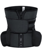 Corset Latex Buckle Waist Corset Belt LATEX Rubber Straps Corset