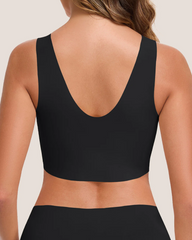 Soft Stretch Seamless Wire-Free Wide Strap Bra
