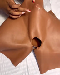 Women's Sexy Silicone Fake Butt Big Hip Enhancer Pads Shapewear Panties Open Crotch Silicone Body Shaper Pants with Three-Year Service Life