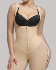 U Shaped Front Tummy Control Postpartum Shaper High Back Coverage Butt Lifting Bodysuit