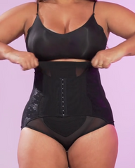 High-Waisted Mesh Shaping Underwear For Tummy Control Hip Lifting