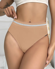 Seamless High Waist Tummy Control Stretch Briefs