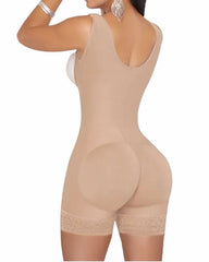 Compression Seamless Fajas Girdle Short With High Back