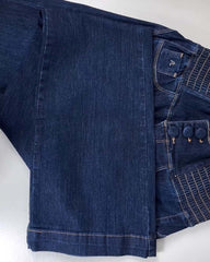 Curvy High-Waisted Skinny Flare Jeans with Elastic Waistband | Tummy Control & Stretch Comfort