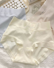 Ice Silk High Waist Tummy Control Briefs
