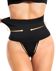 Waist Shorts Tummy Control High Waist Thong