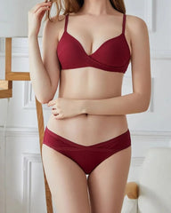 U-shapsummer New No Steel Ring Thin Suit Modal Cotton Underwear