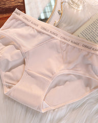 Sexy Mid-Waist Seamless Panties With Soft And Glutinous Mesh