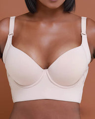 Bras for Women Full Coverage, Plus Size T-Shirt Bra Unlined Bra with Underwire