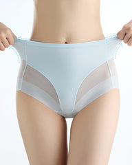 Hip-Lifting Mesh Transparent High-Elastic Briefs