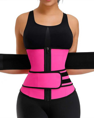 Body Shaping Double Belt Zipper Belly Control Belt