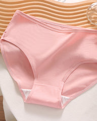 Candy Solid Color Cotton Briefs