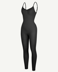 Seamless Breast Support Waist and Abdomen Shaping Mid Thigh Body Shaper