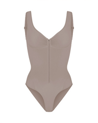 Seamless Bodysuit Sexy Hip-Lifting Tummy-Control Tight-Fitting Bodysuit With Zipper