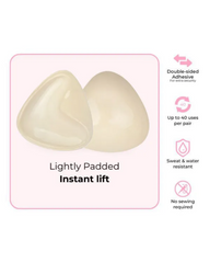 Invisible Lift - Patented Sticky Fashion Bra Inserts Prevents Nipple Slips No Sewing Required Low Cut Tops Womenswear