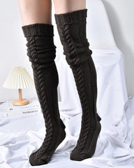 Knee-Length Knitted Socks
